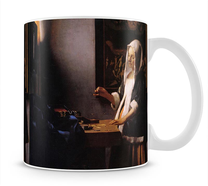 Weights by Vermeer Mug - Canvas Art Rocks - 1