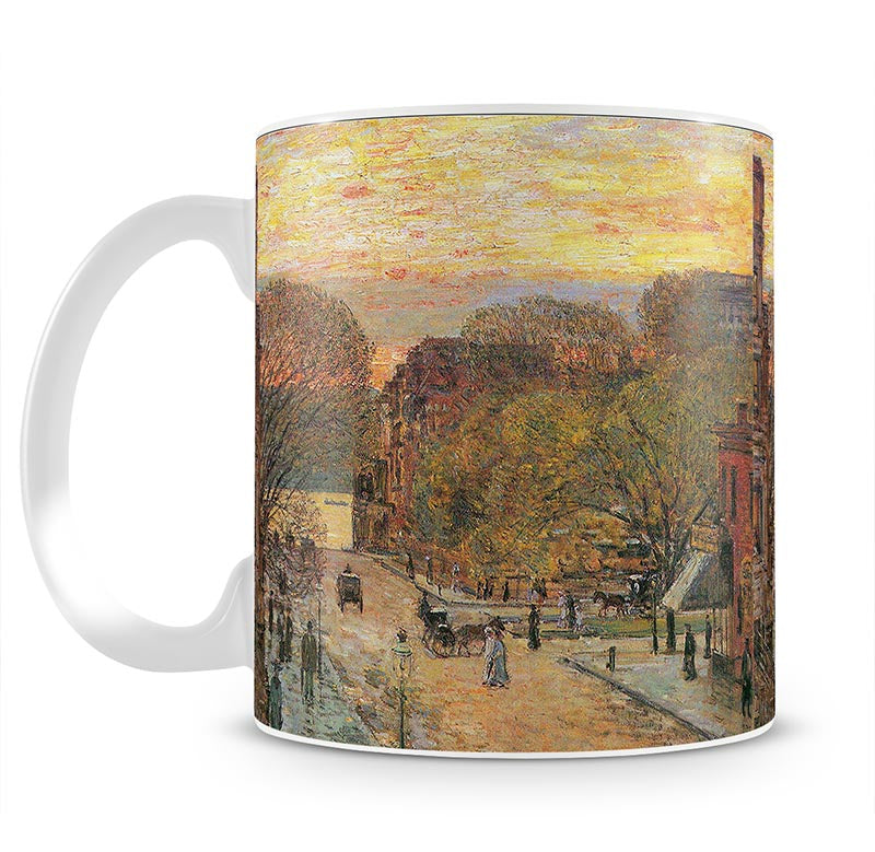 West 78th Street in Spring by Hassam Mug - Canvas Art Rocks - 1