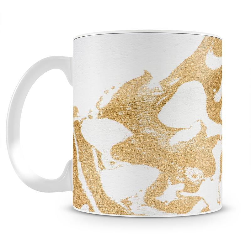 White and Gold Marble Mug - Canvas Art Rocks - 1