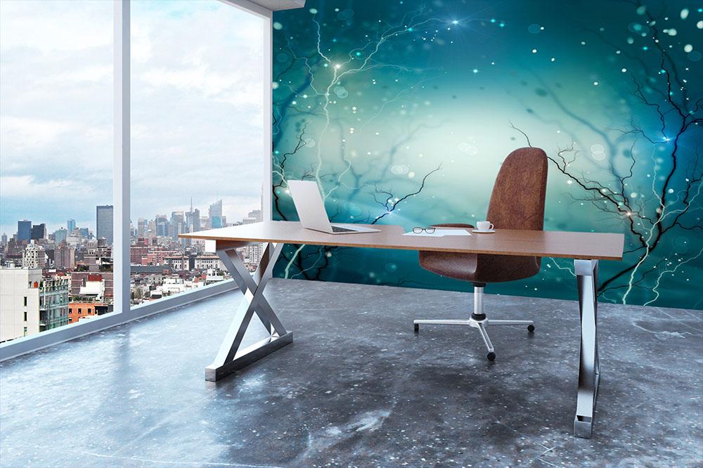 Winter Nature Abstract Wall Mural Wallpaper - Canvas Art Rocks - 3