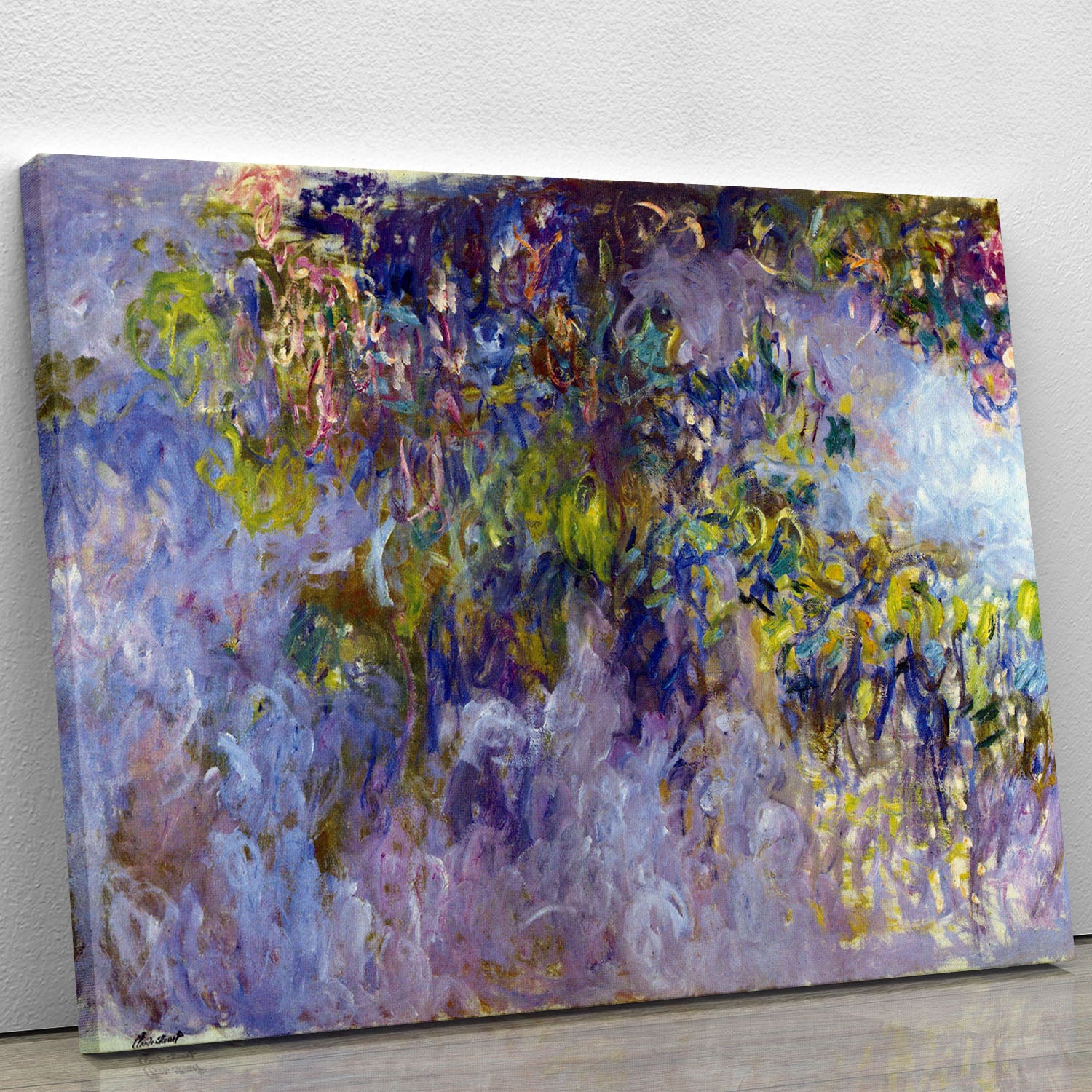 Wisteria 1 by Monet Canvas Print or Poster - Canvas Art Rocks - 1