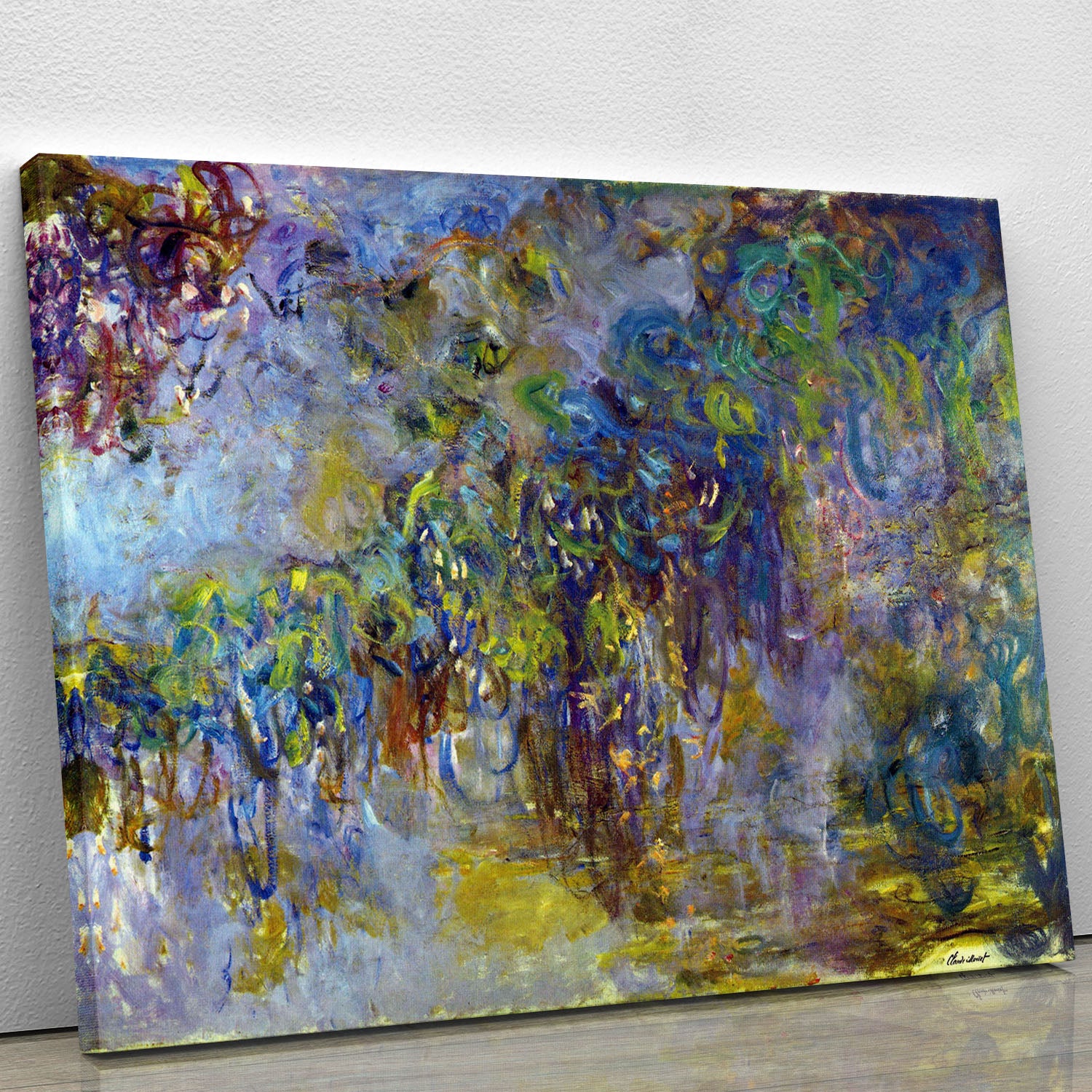 Wisteria 2 by Monet Canvas Print or Poster - Canvas Art Rocks - 1