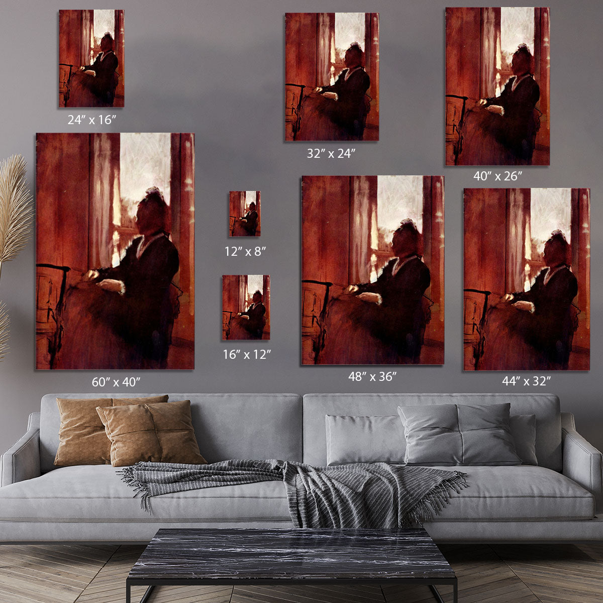 Woman at the window by Degas Canvas Print or Poster - Canvas Art Rocks - 7