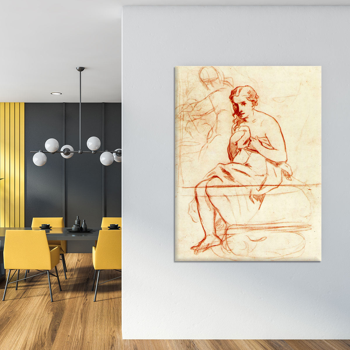 Women at the Toilet by Manet Canvas Print or Poster - Canvas Art Rocks - 4