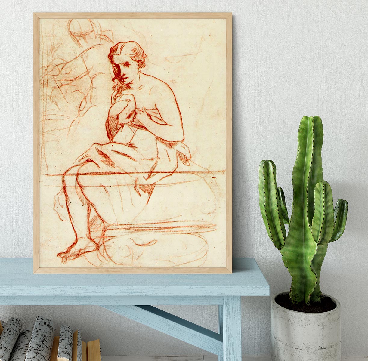 Women at the Toilet by Manet Framed Print - Canvas Art Rocks - 4