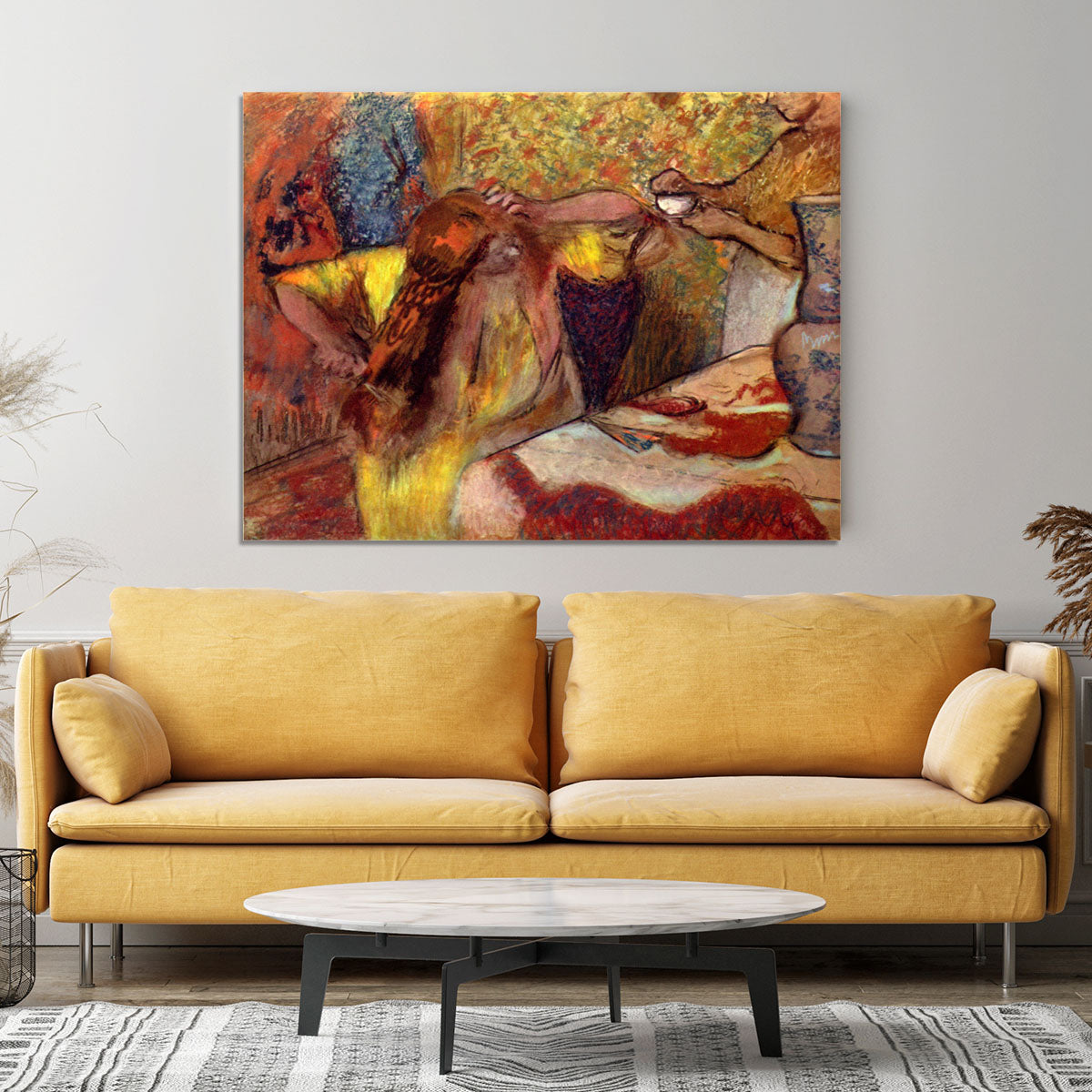 Women at the toilet 1 by Degas Canvas Print or Poster - Canvas Art Rocks - 4