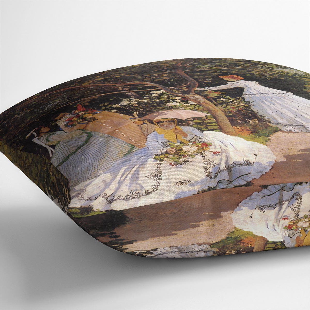 Women in the Garden by Monet Cushion