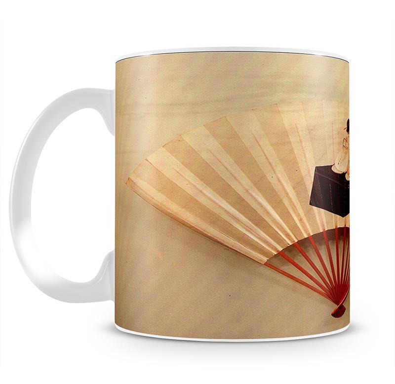 Young lady by Hokusai Mug - Canvas Art Rocks - 2