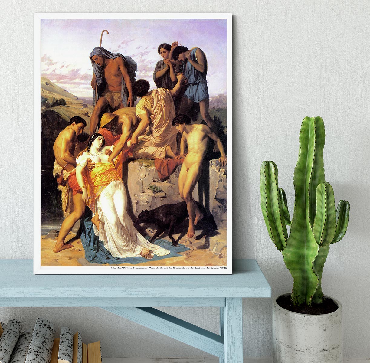 Zenobia 1850 By Bouguereau Framed Print - Canvas Art Rocks -6