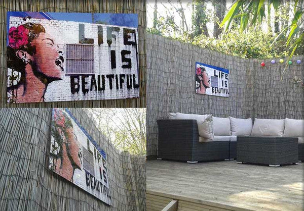 Hang Pictures & Art Outdoors? Yes, Hang it in the Garden!