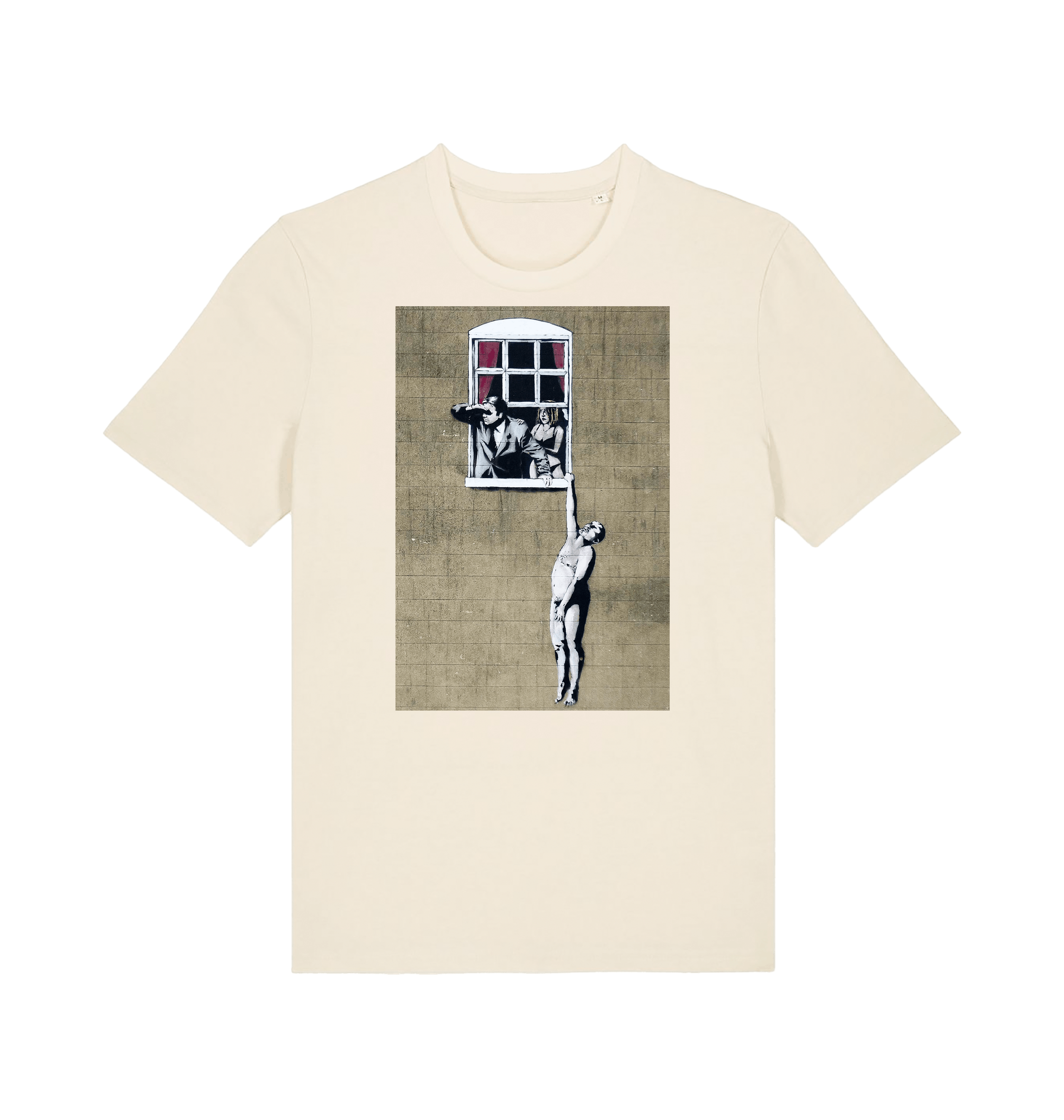 Natural Raw Printed T-shirt Front