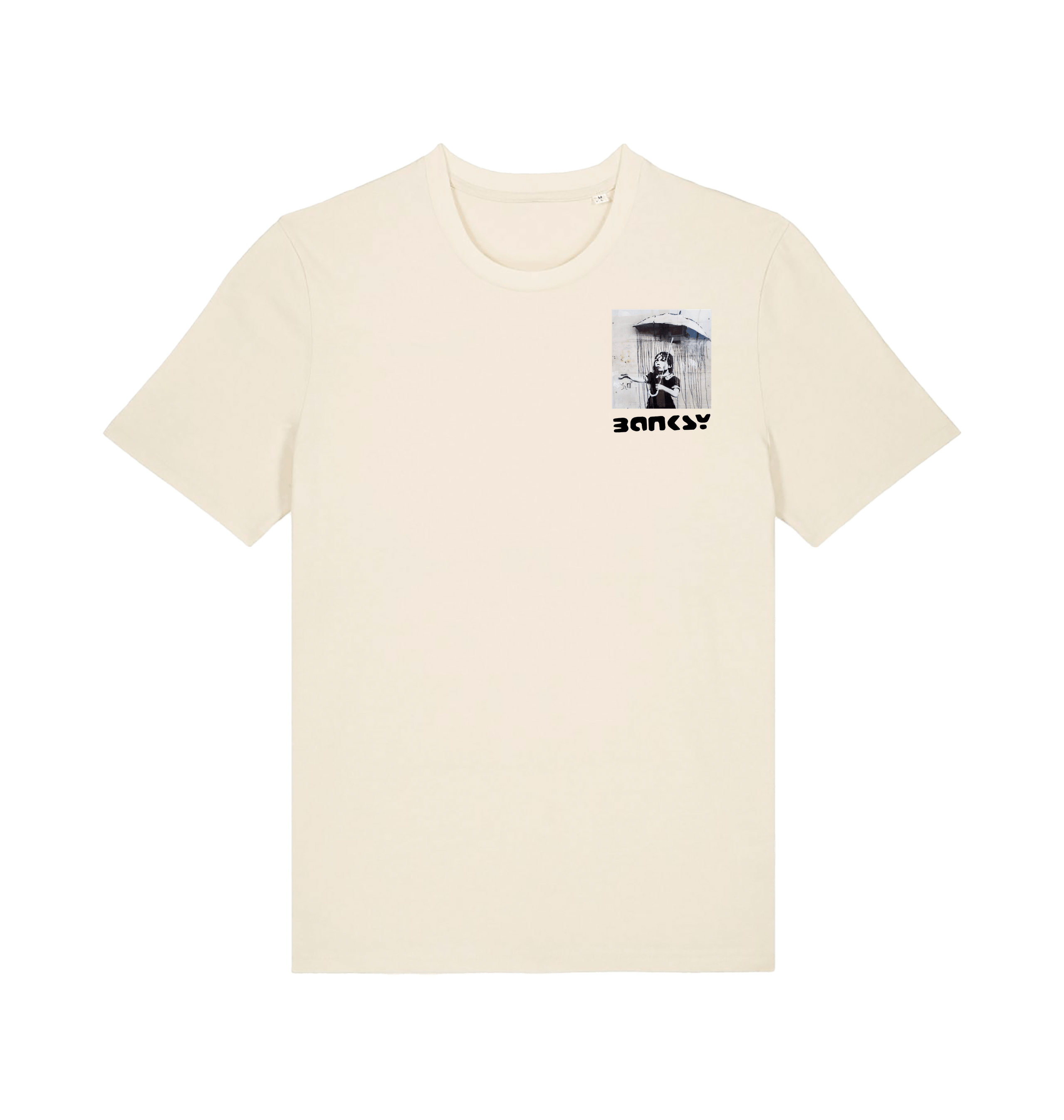 Natural Raw Printed T-shirt Front