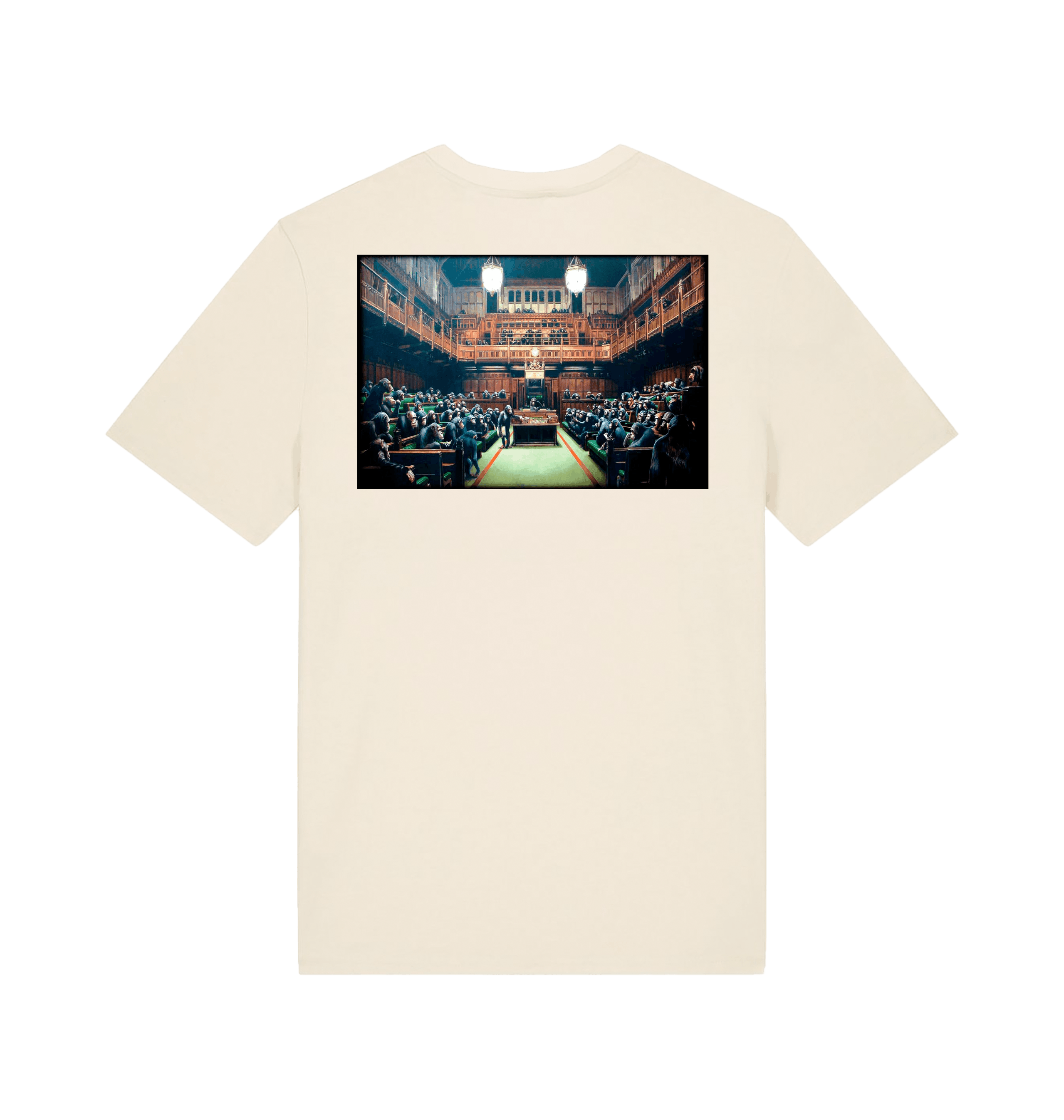 Natural Raw Printed T-shirt Back