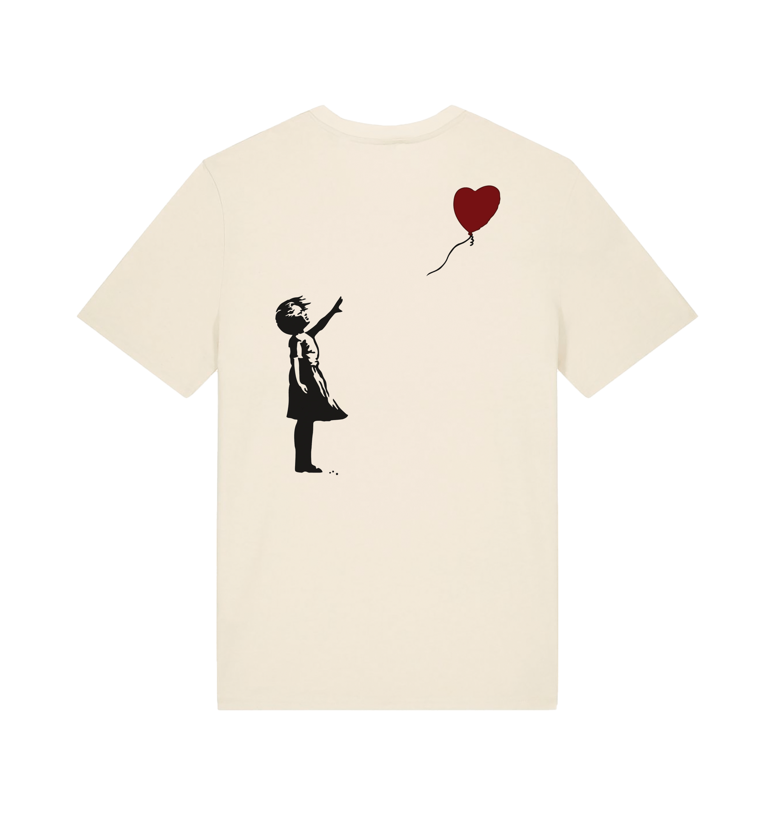 Natural Raw Printed T-shirt Back