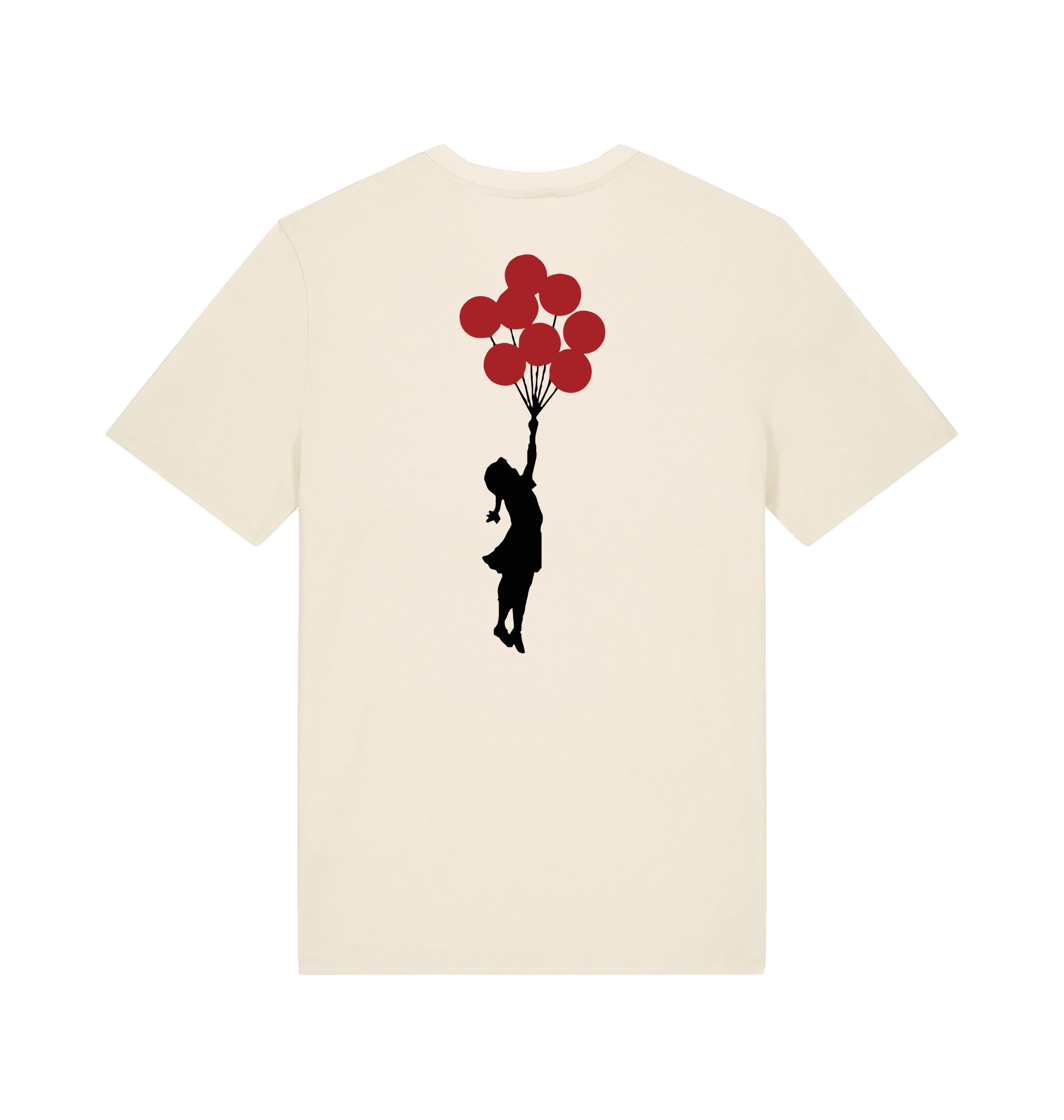 Natural Raw Printed T-shirt Back