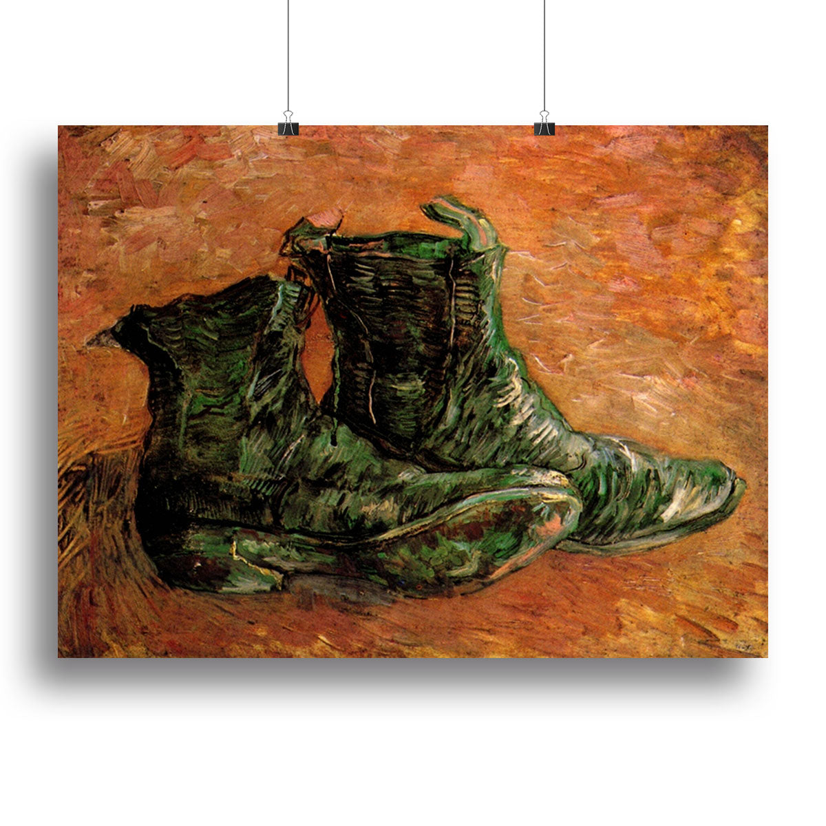 A Pair of Shoes by Van Gogh Poster - Unframed