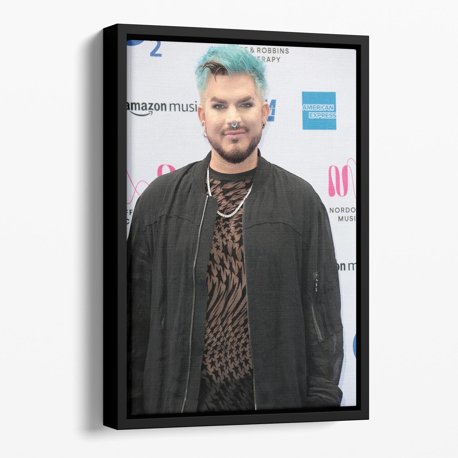 Adam Lambert Floating Framed Canvas - Canvas Art Rocks - 1