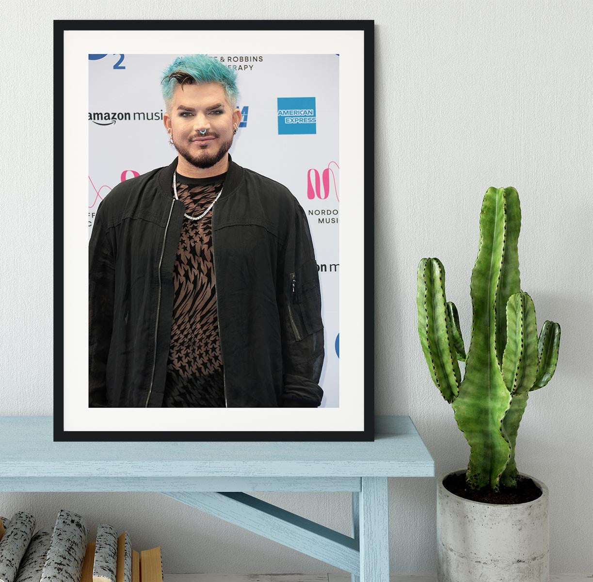 Adam Lambert Framed Print - Canvas Art Rocks - 1