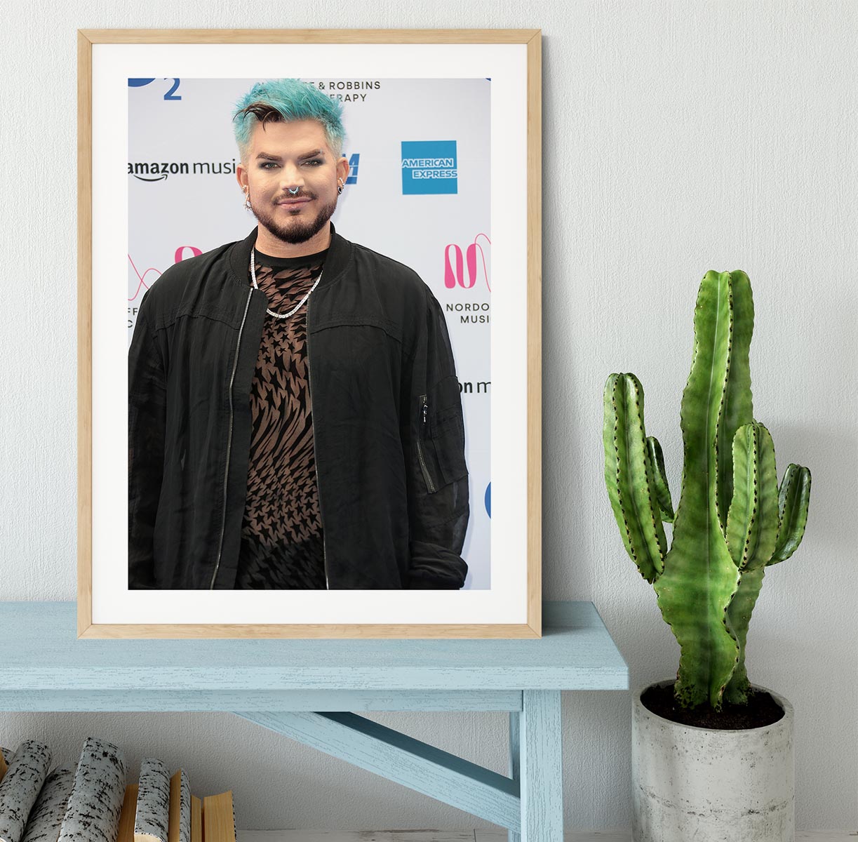 Adam Lambert Framed Print - Canvas Art Rocks - 3