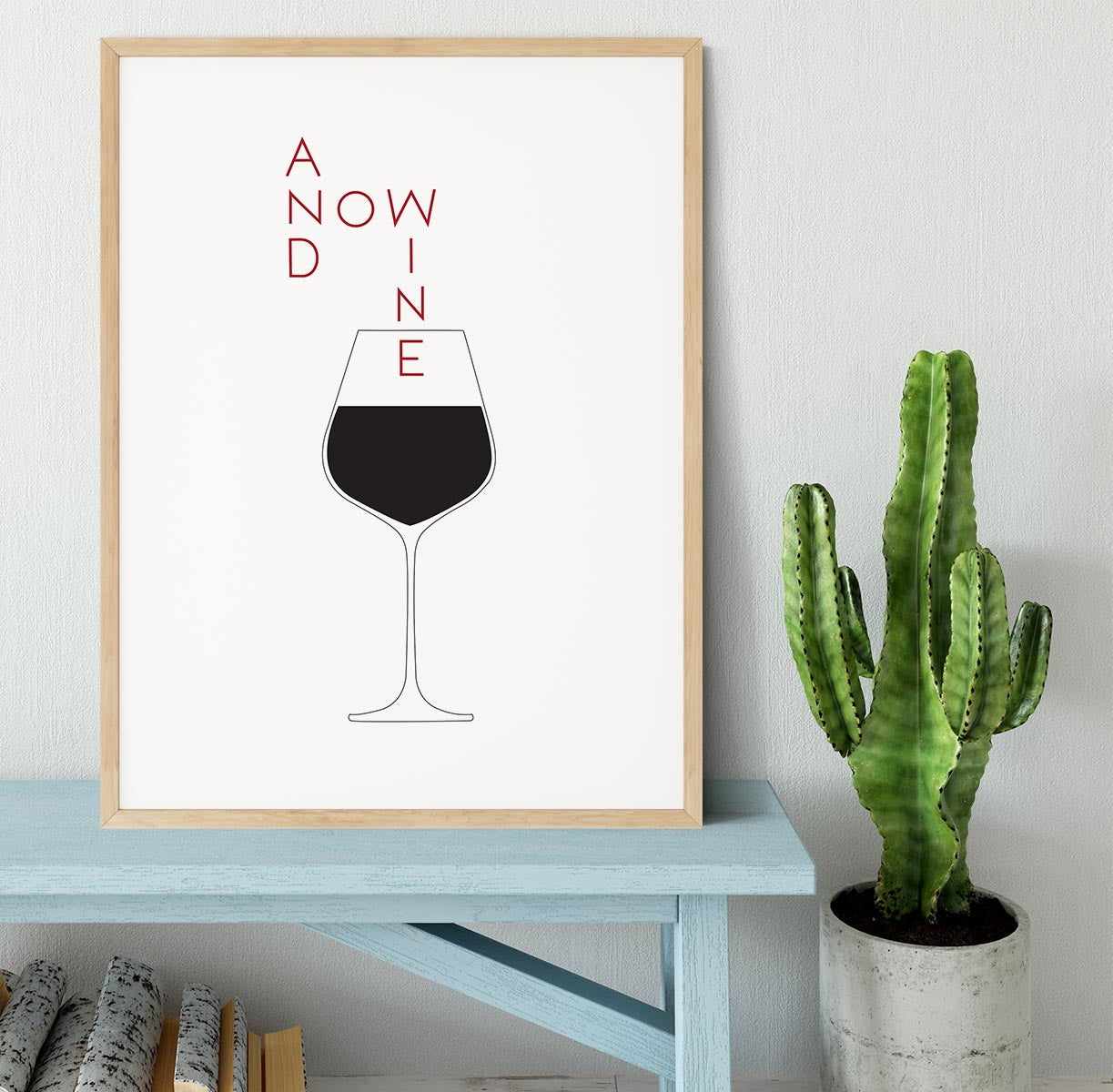 And Now Wine Framed Print - Canvas Art Rocks - 3