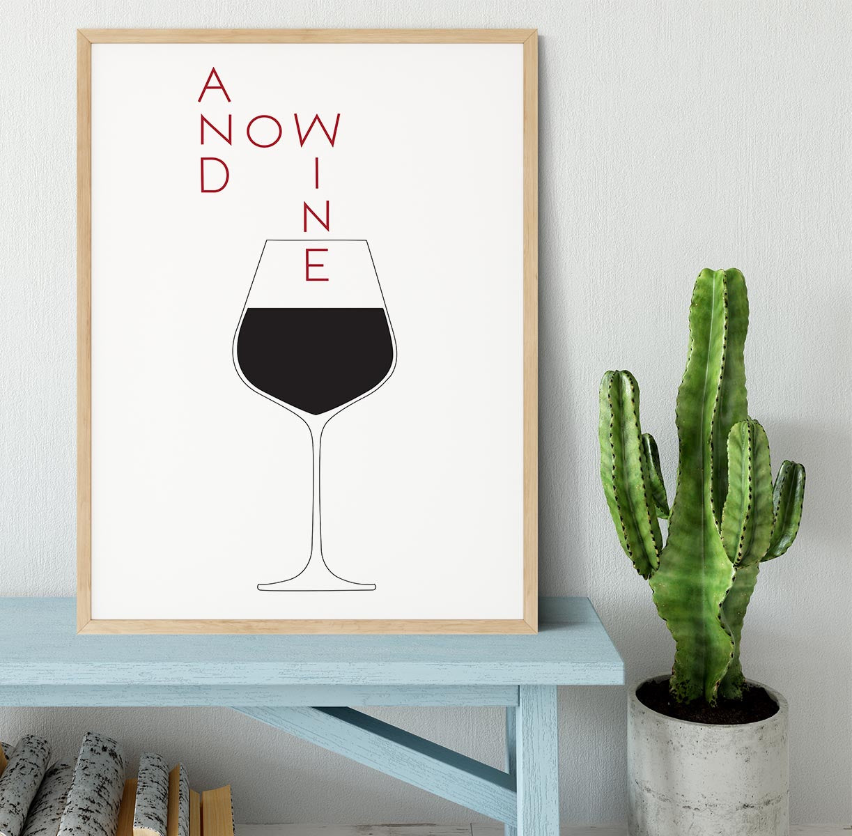 And Now Wine Framed Print - Canvas Art Rocks - 4