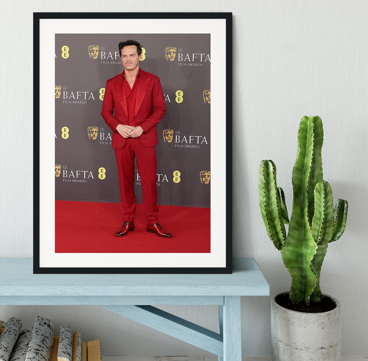 Andrew Scott at the Baftas Framed Print - Canvas Art Rocks - 1