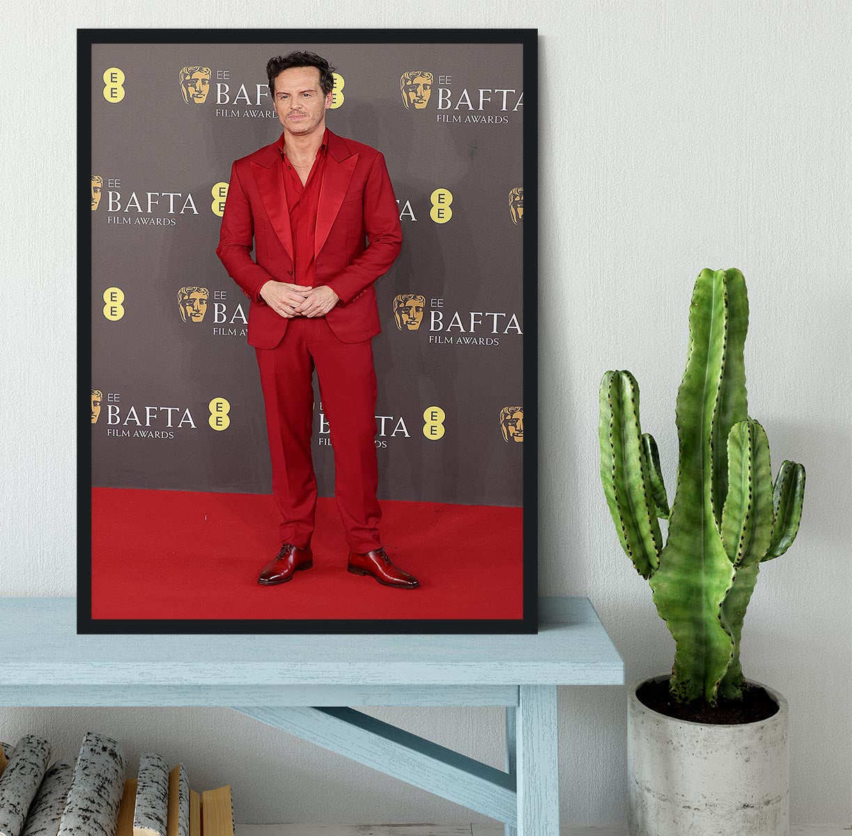 Andrew Scott at the Baftas Framed Print - Canvas Art Rocks - 2