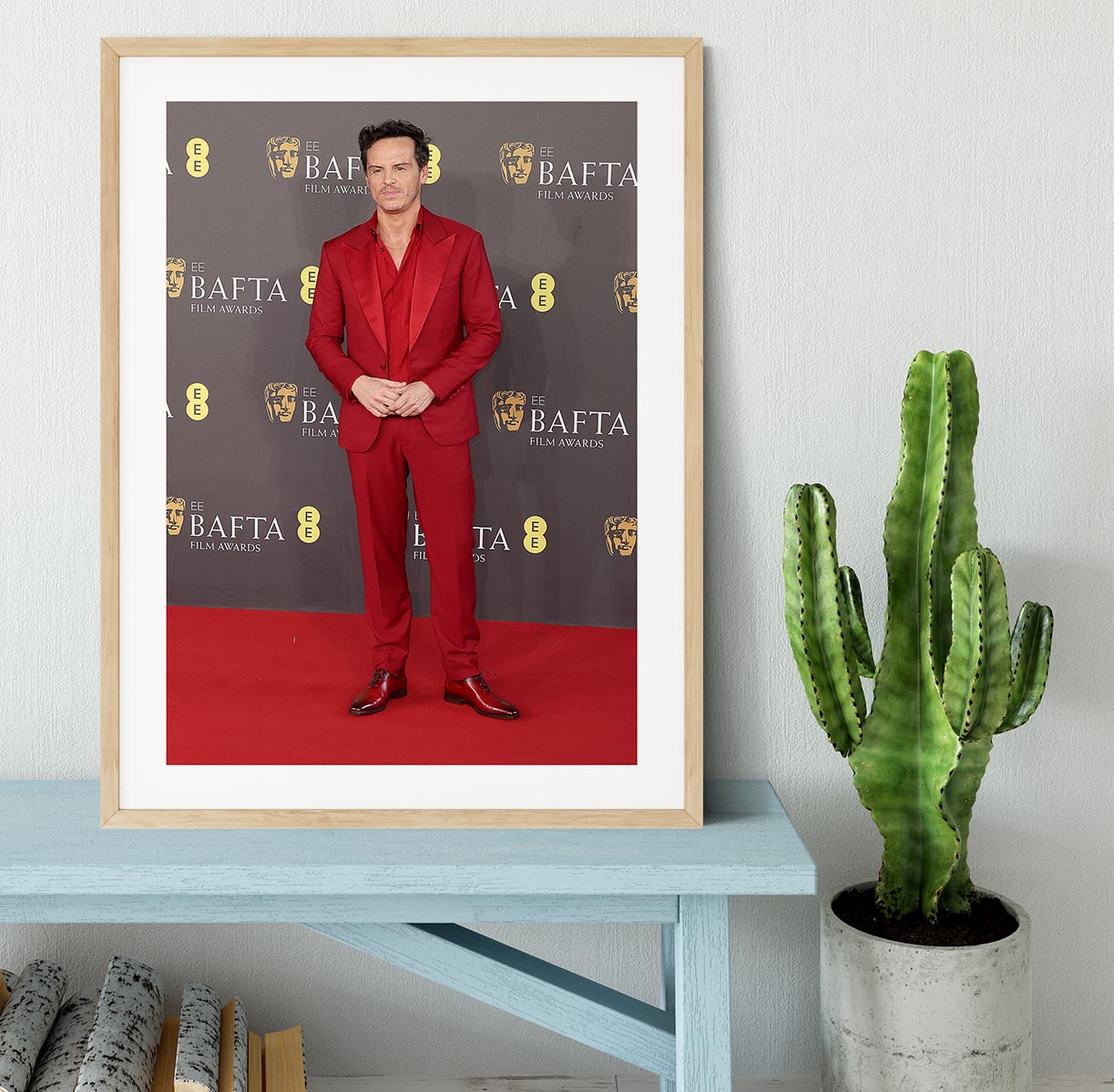 Andrew Scott at the Baftas Framed Print - Canvas Art Rocks - 3