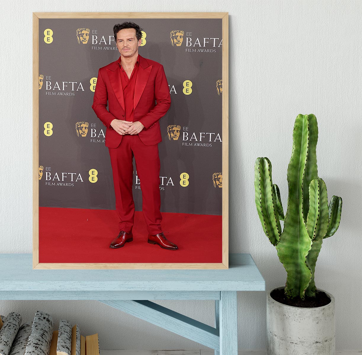 Andrew Scott at the Baftas Framed Print - Canvas Art Rocks - 4