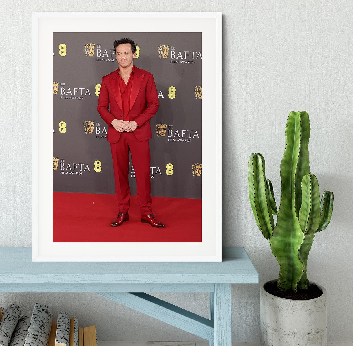 Andrew Scott at the Baftas Framed Print - Canvas Art Rocks - 5