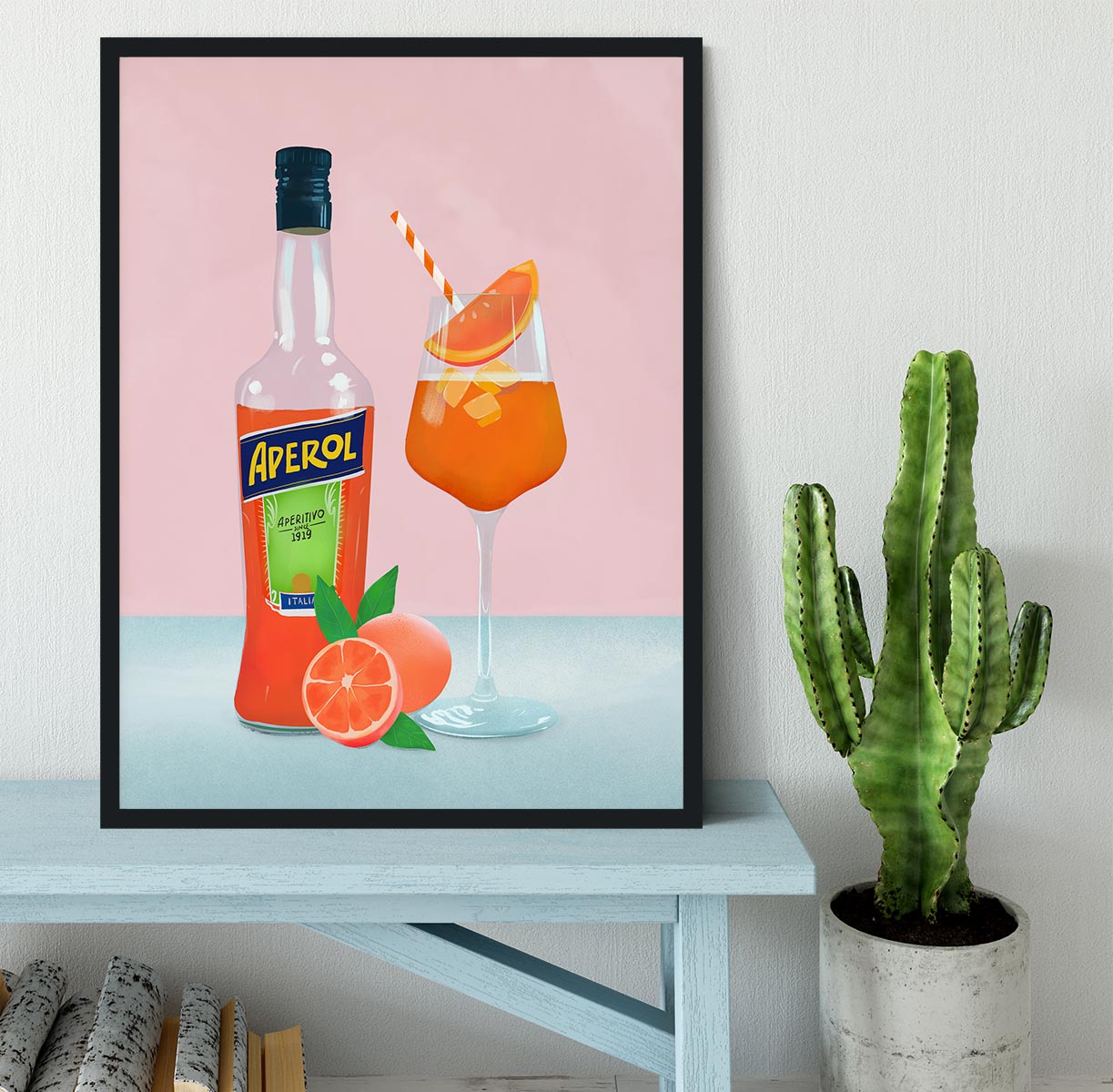 Aperol Spritz Framed Print - Canvas Art Rocks - 2