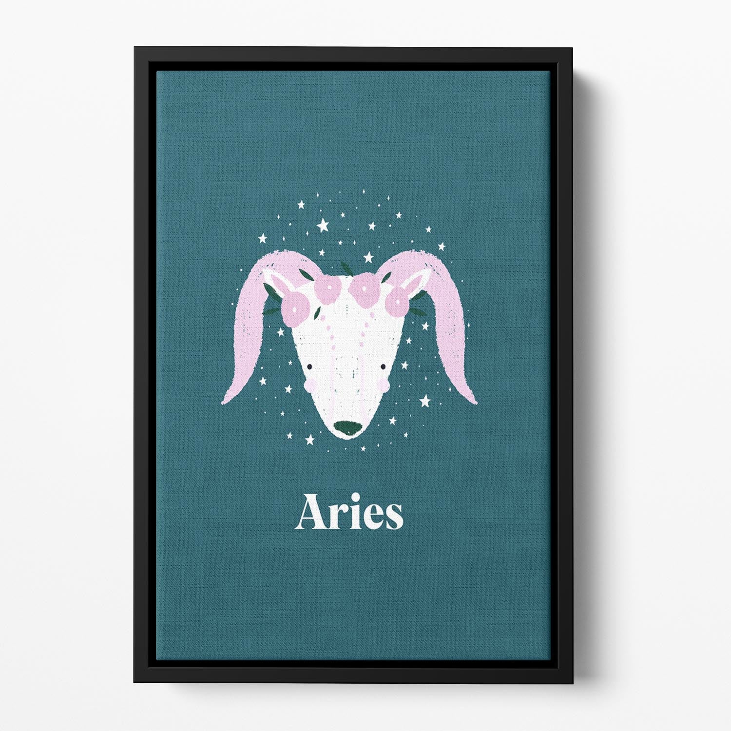 Aries Empowerment Print Floating Framed Canvas - Canvas Art Rocks - 2