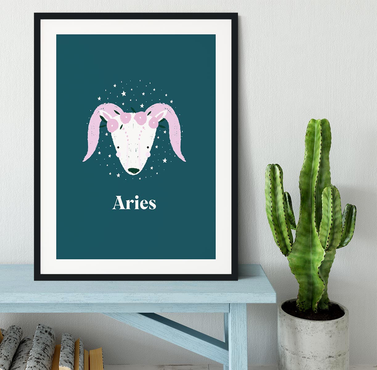 Aries Empowerment Print Framed Print - Canvas Art Rocks - 1