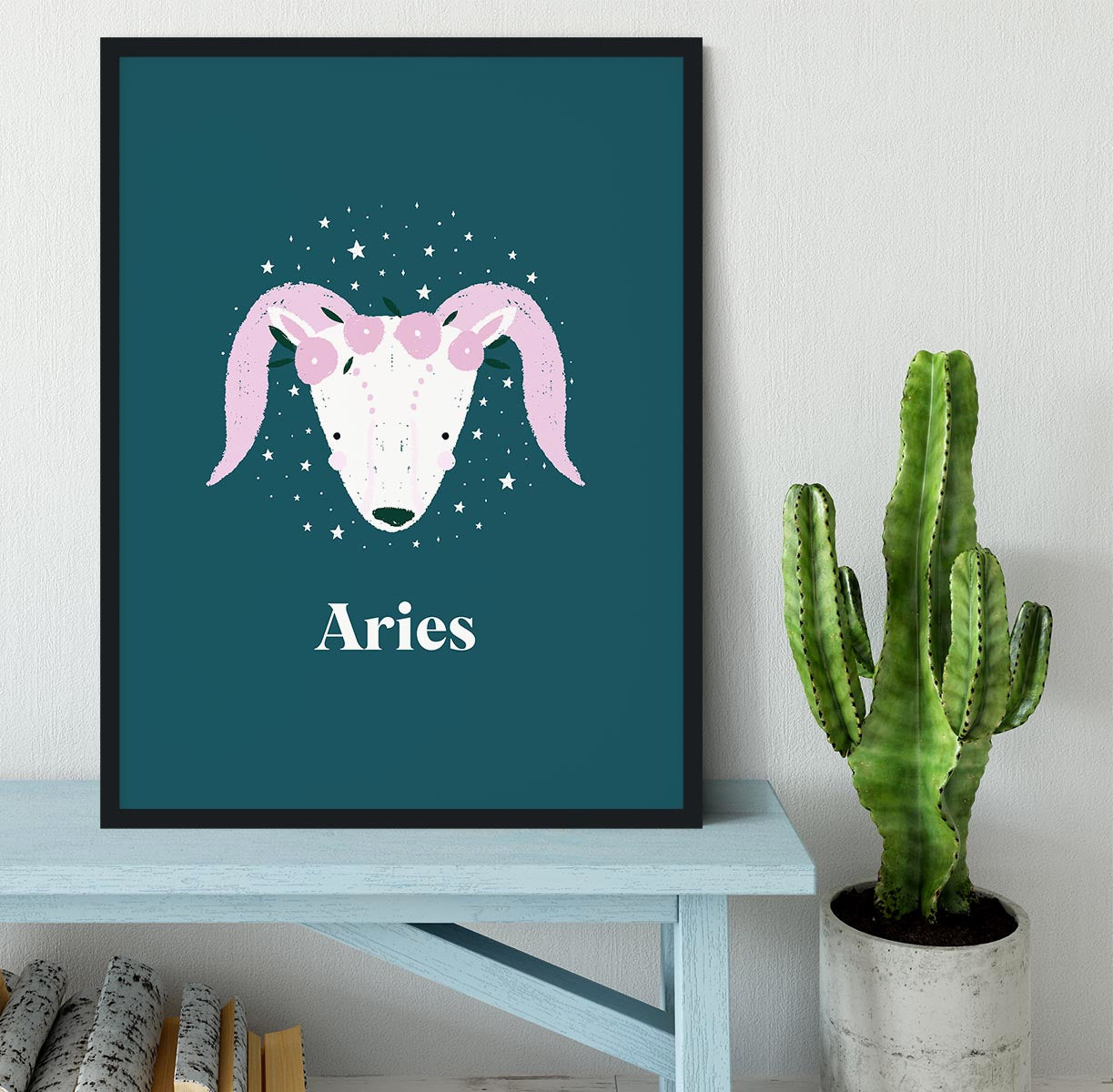 Aries Empowerment Print Framed Print - Canvas Art Rocks - 2