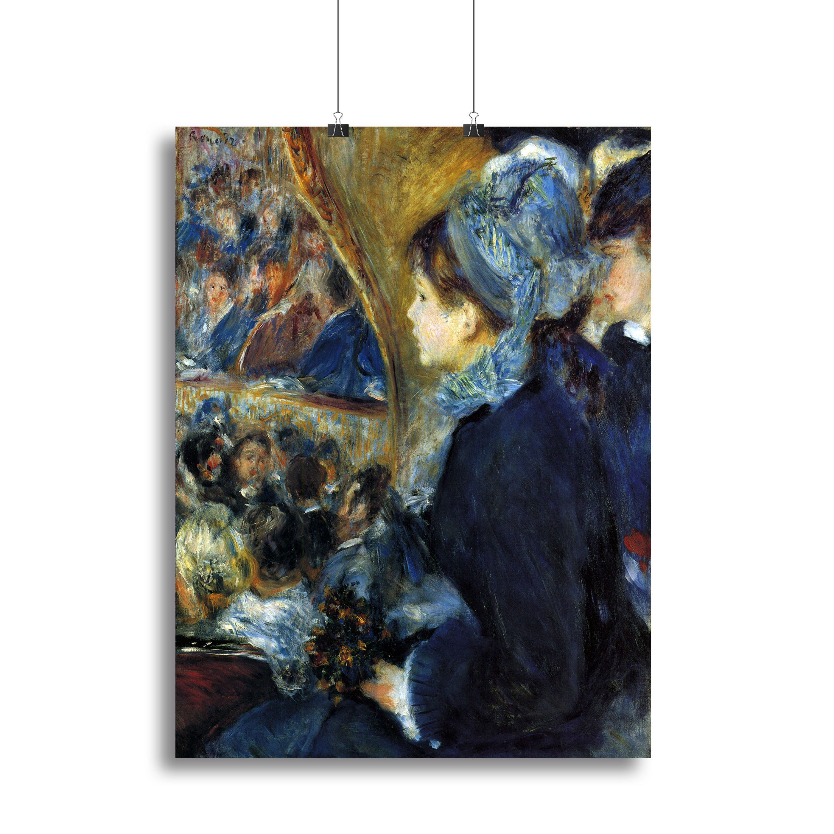 At the theatre by Renoir Poster - Unframed