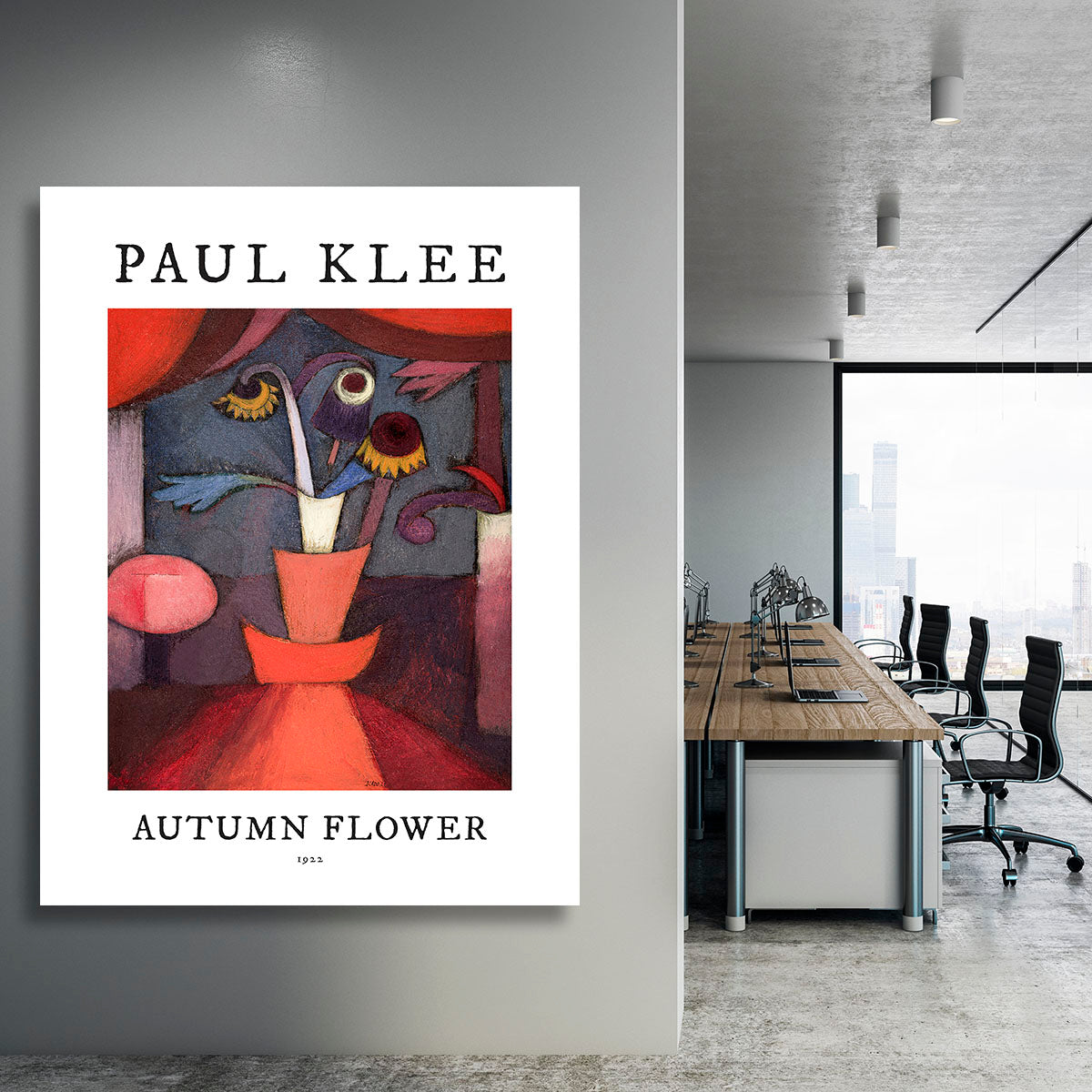 Autumn Flower 1922 No.2 Canvas Print or Poster - Canvas Art Rocks - 3