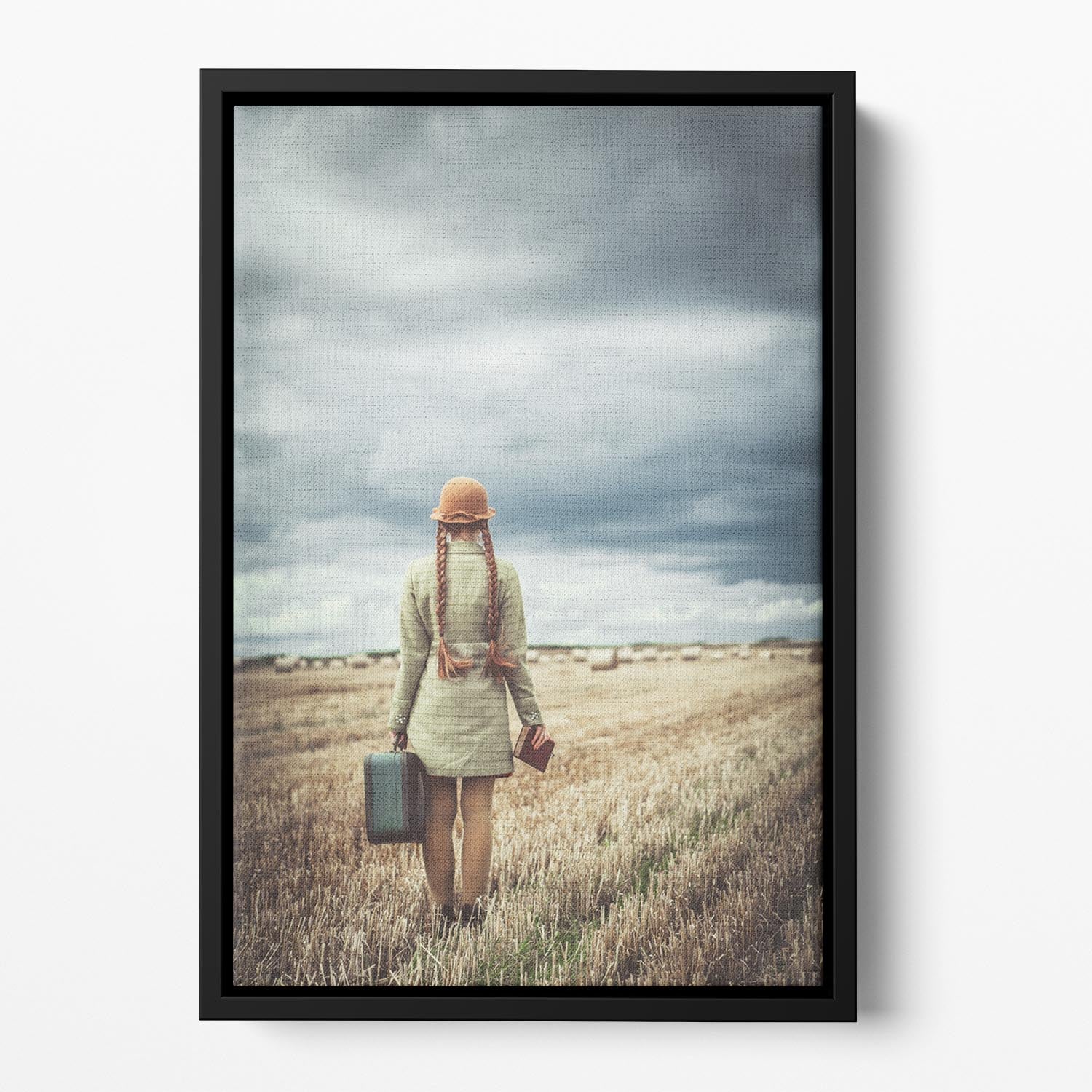 Back home Floating Framed Canvas - 1x - 2