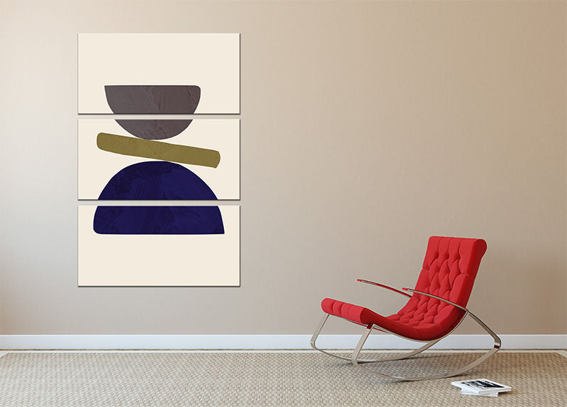 Balancing Rocks 3 Split Panel Canvas Print - 1x - 2