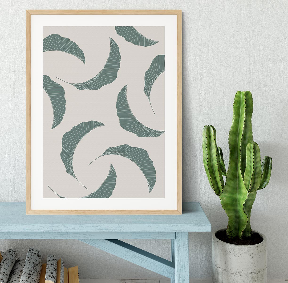 Banana Leaves Multiple Framed Print - 1x - 3