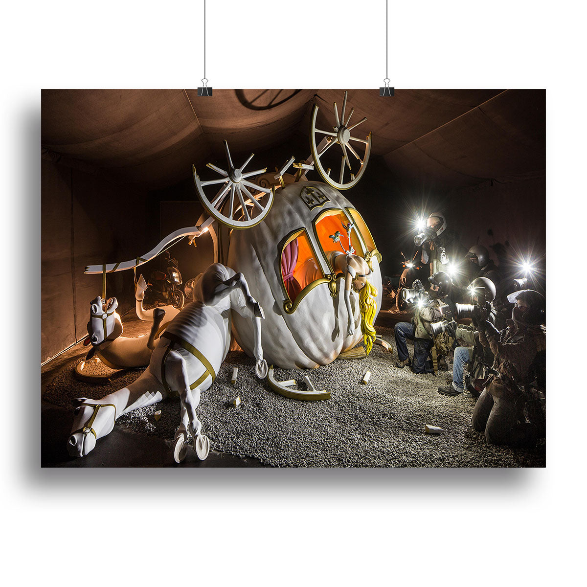Banksy Cinderella Carriage Poster - Unframed
