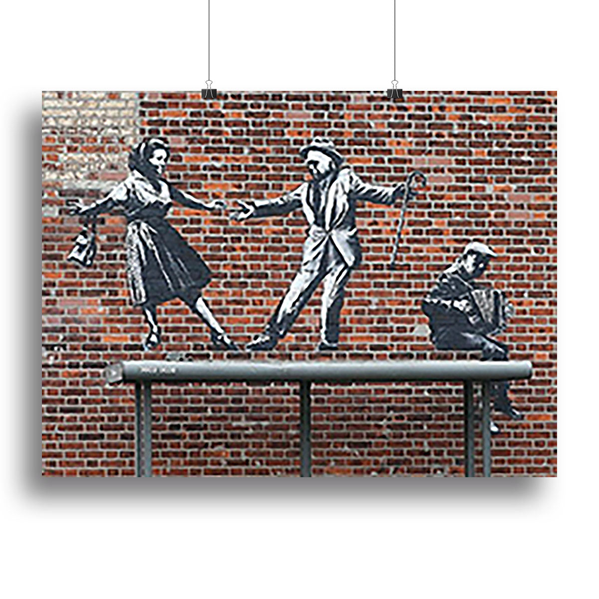 Banksy Couple Dancing Poster - Unframed