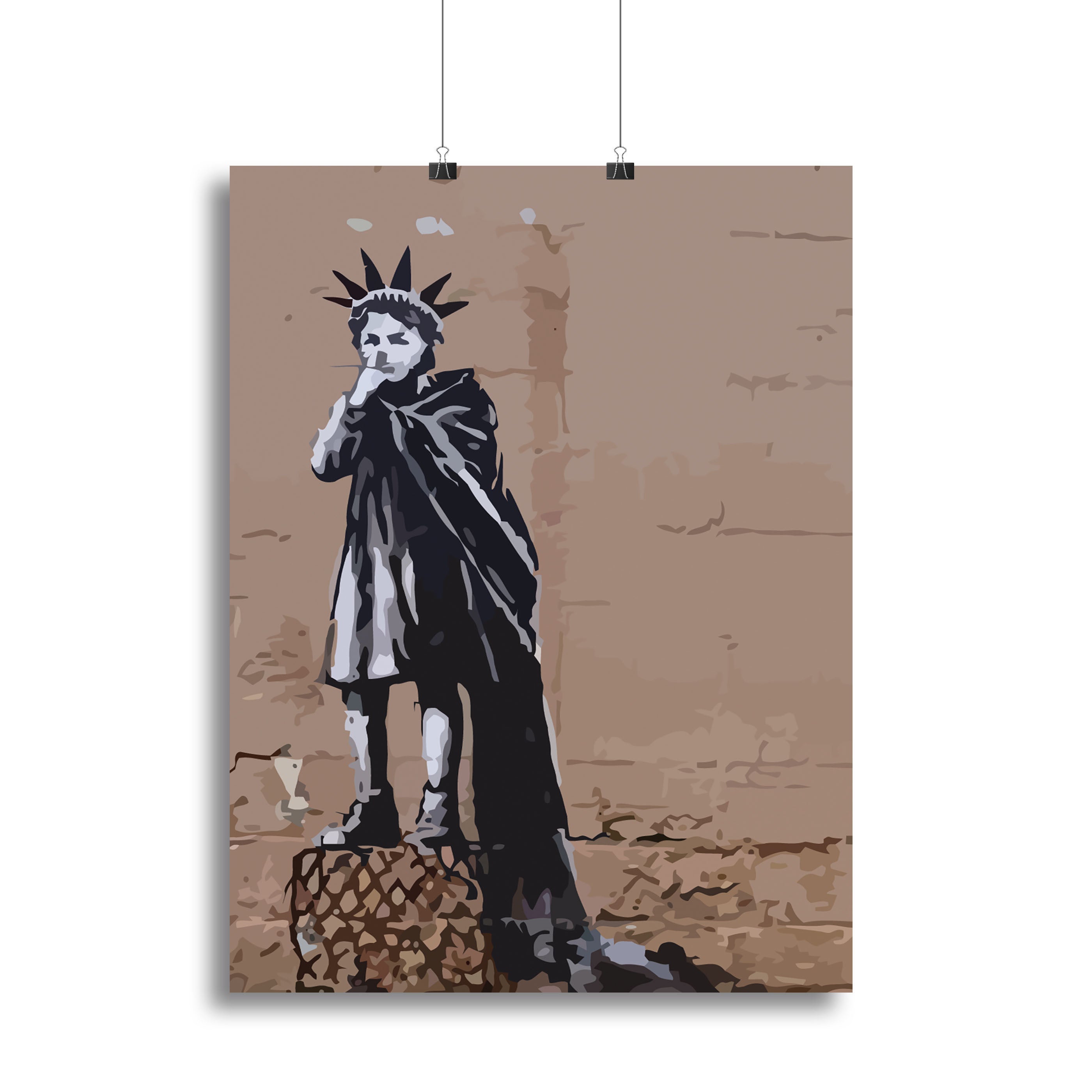 Banksy Empire State Kid Poster - Unframed