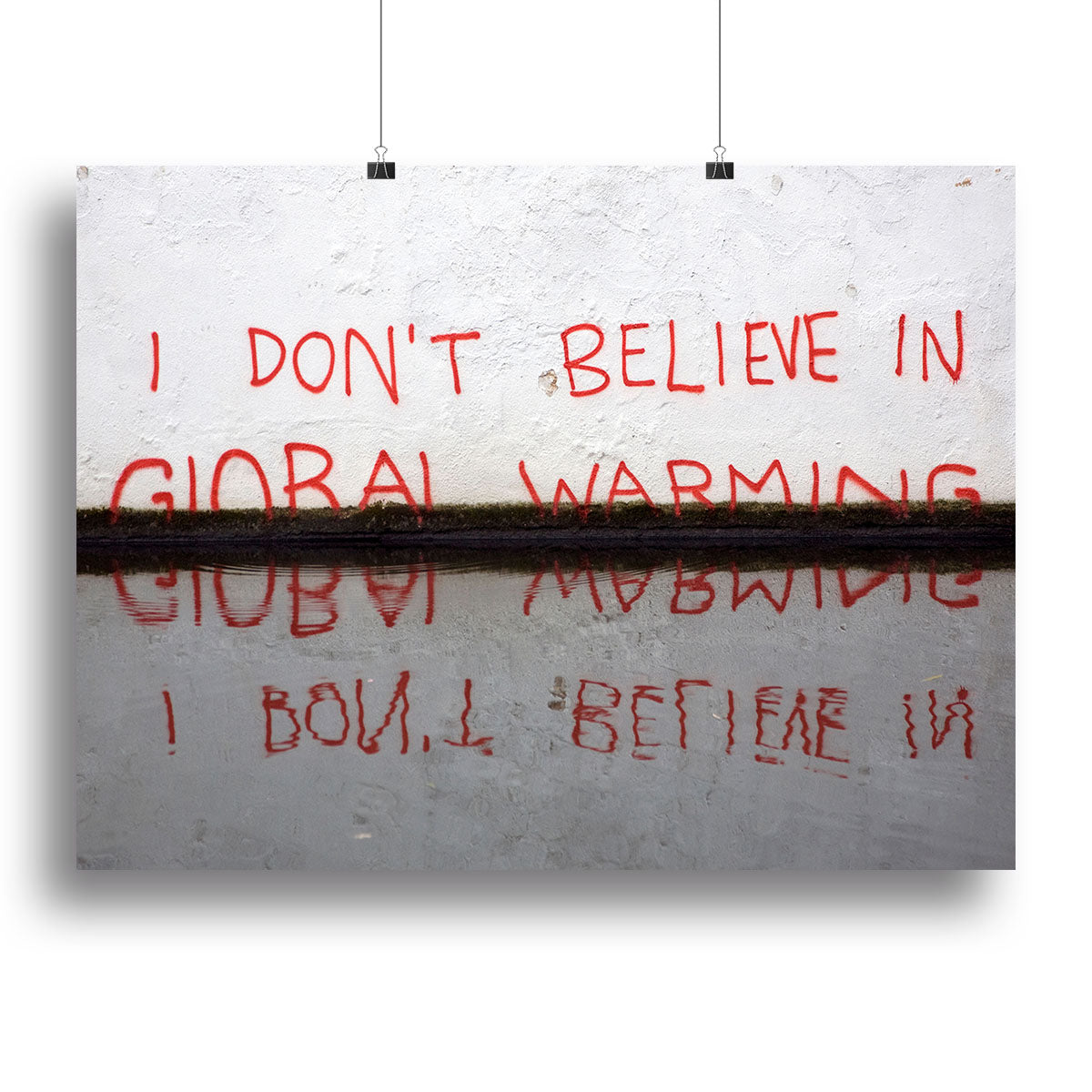 Banksy Global Warming Poster - Unframed