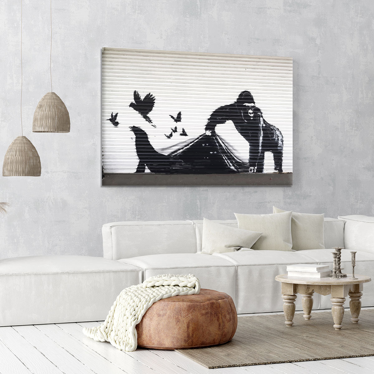 Banksy London Zoo Canvas Print or Poster - Canvas Art Rocks - 6