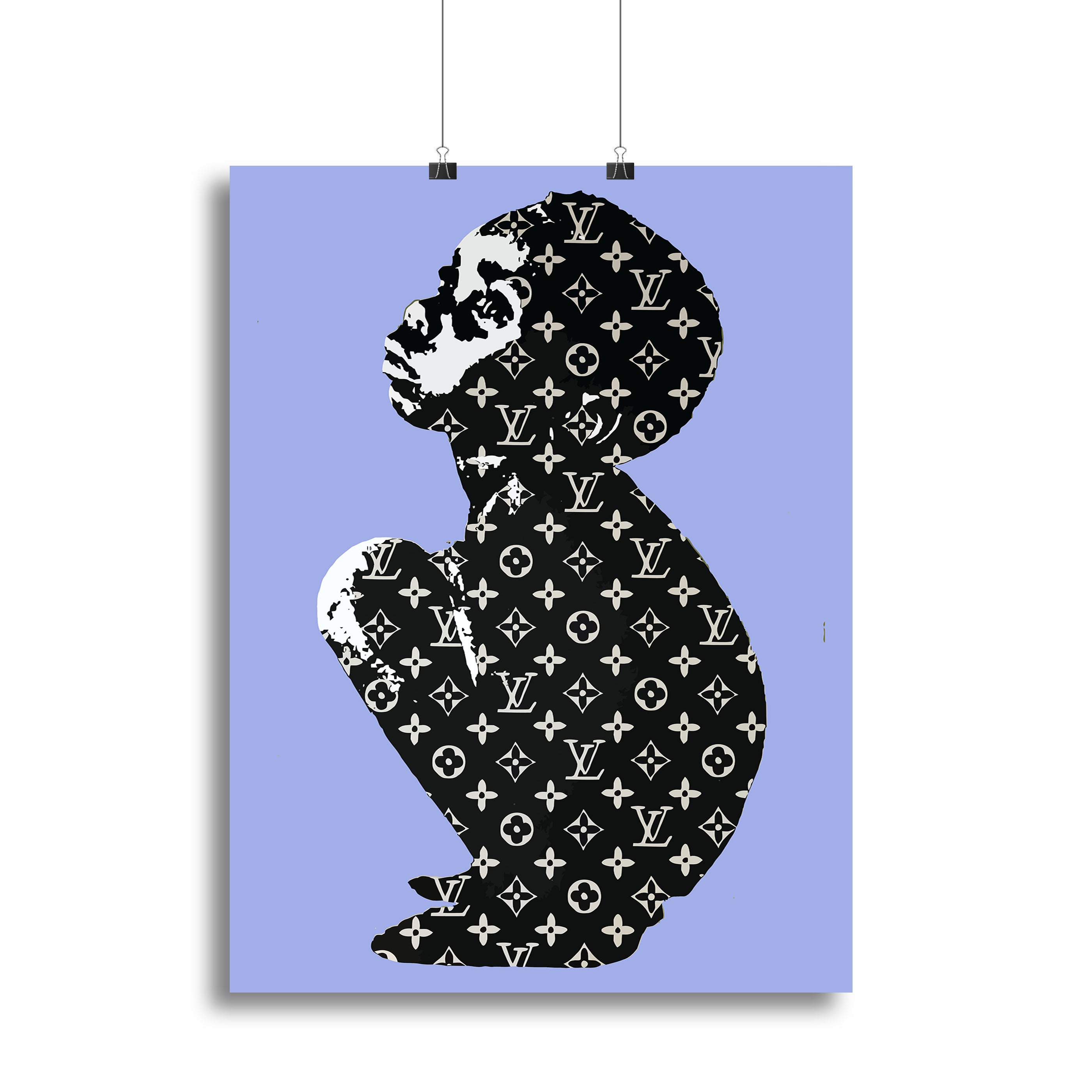 Banksy Louis Vuitton Kid Blue Poster - Unframed