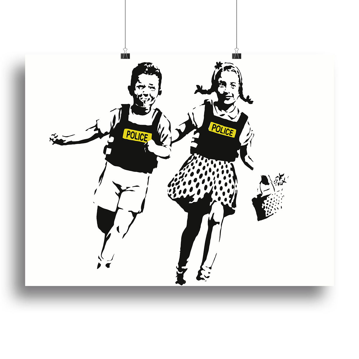 Banksy Police Kids Poster - Unframed