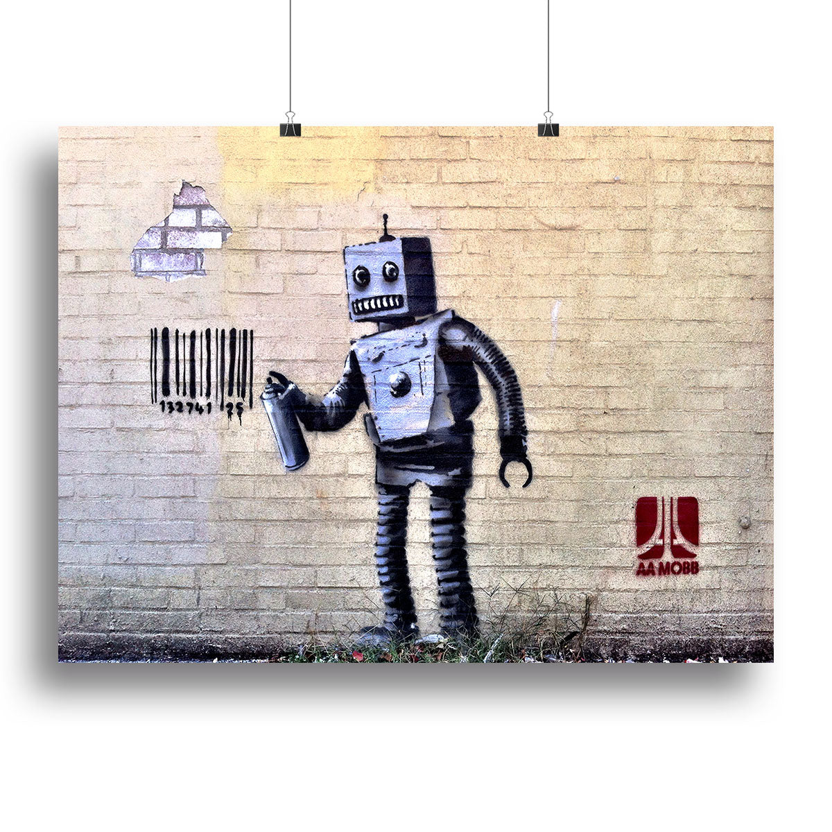 Banksy Robot Poster - Unframed