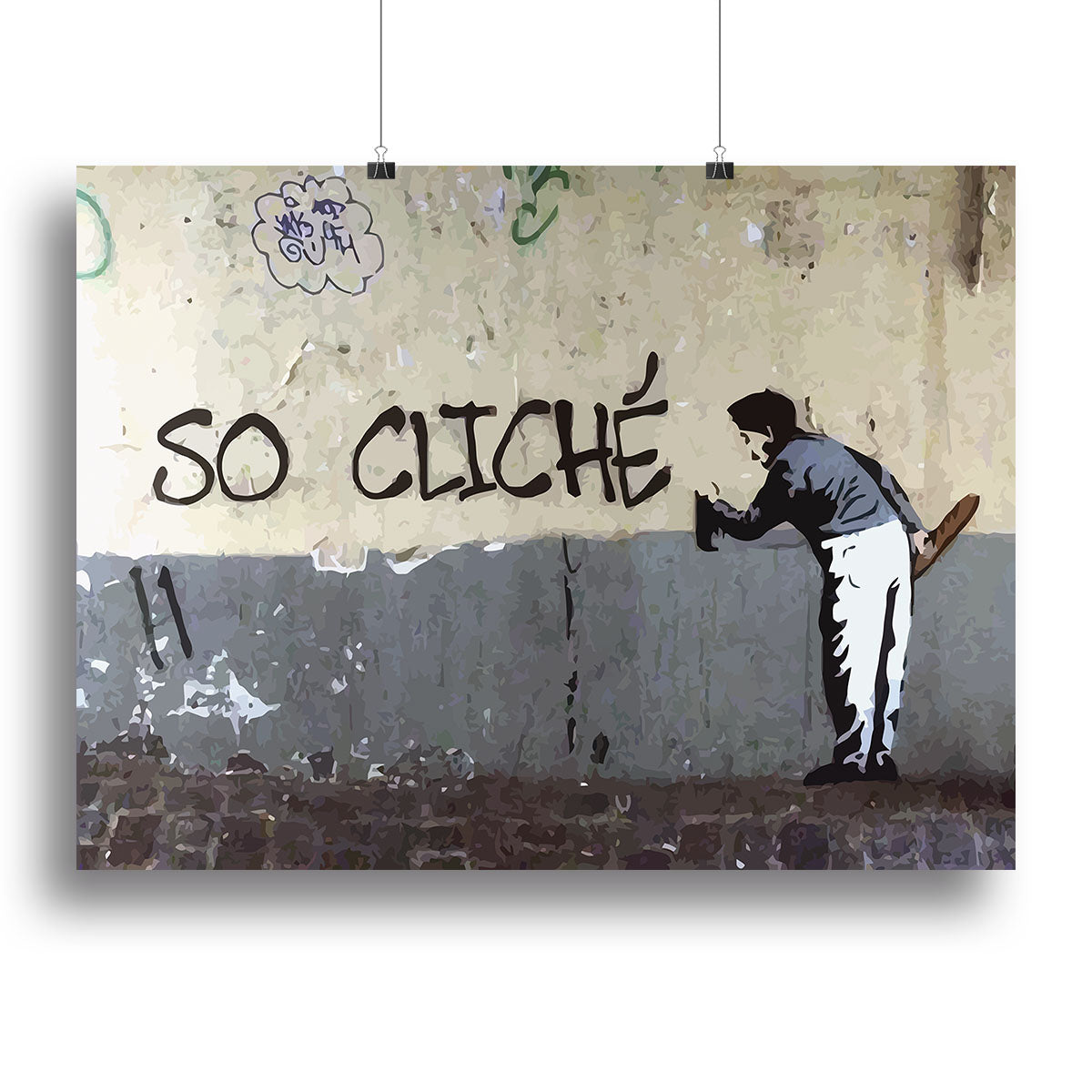 Banksy So Cliche Poster - Unframed