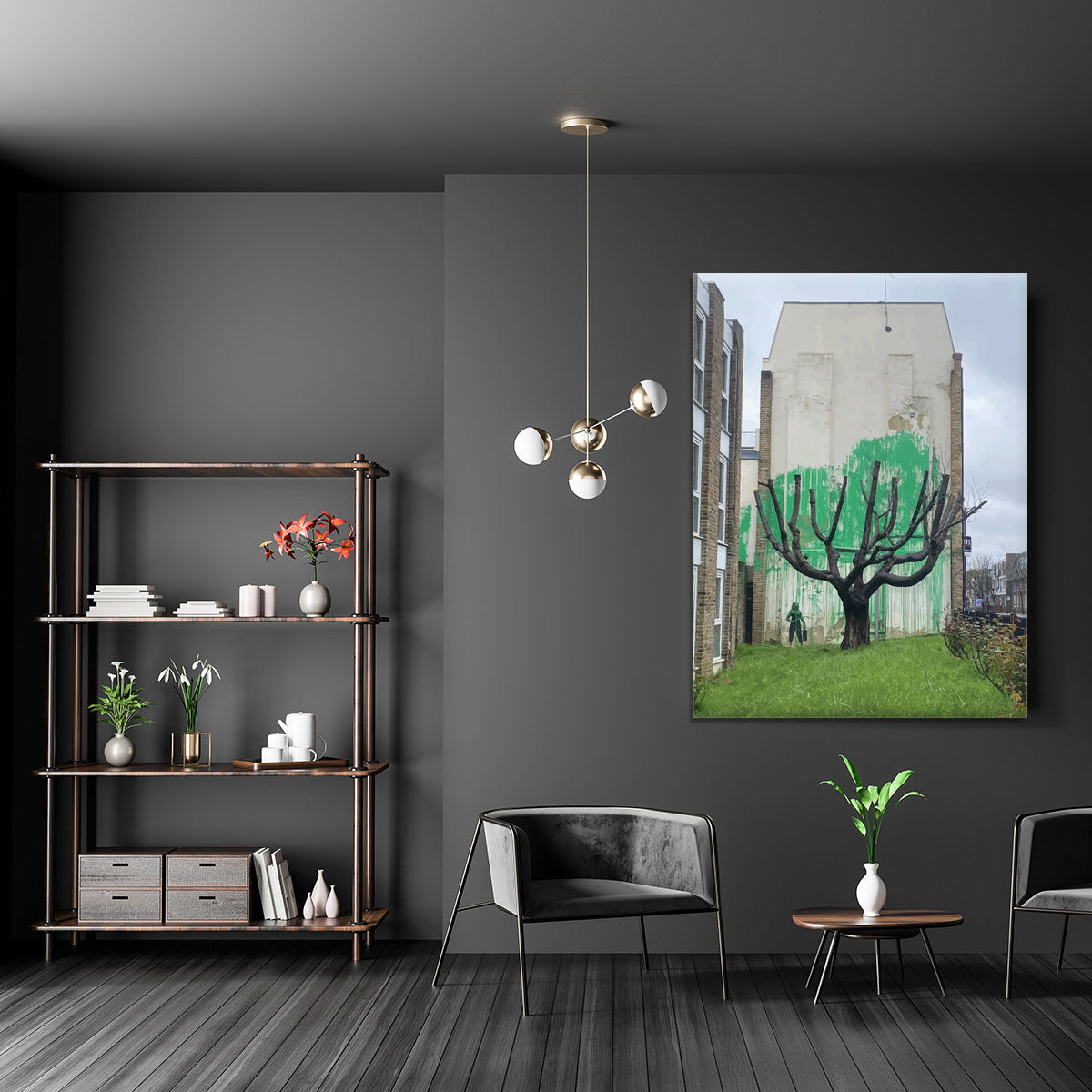 Banksy Tree Finsbury Park Canvas Print or Poster - Canvas Art Rocks - 5