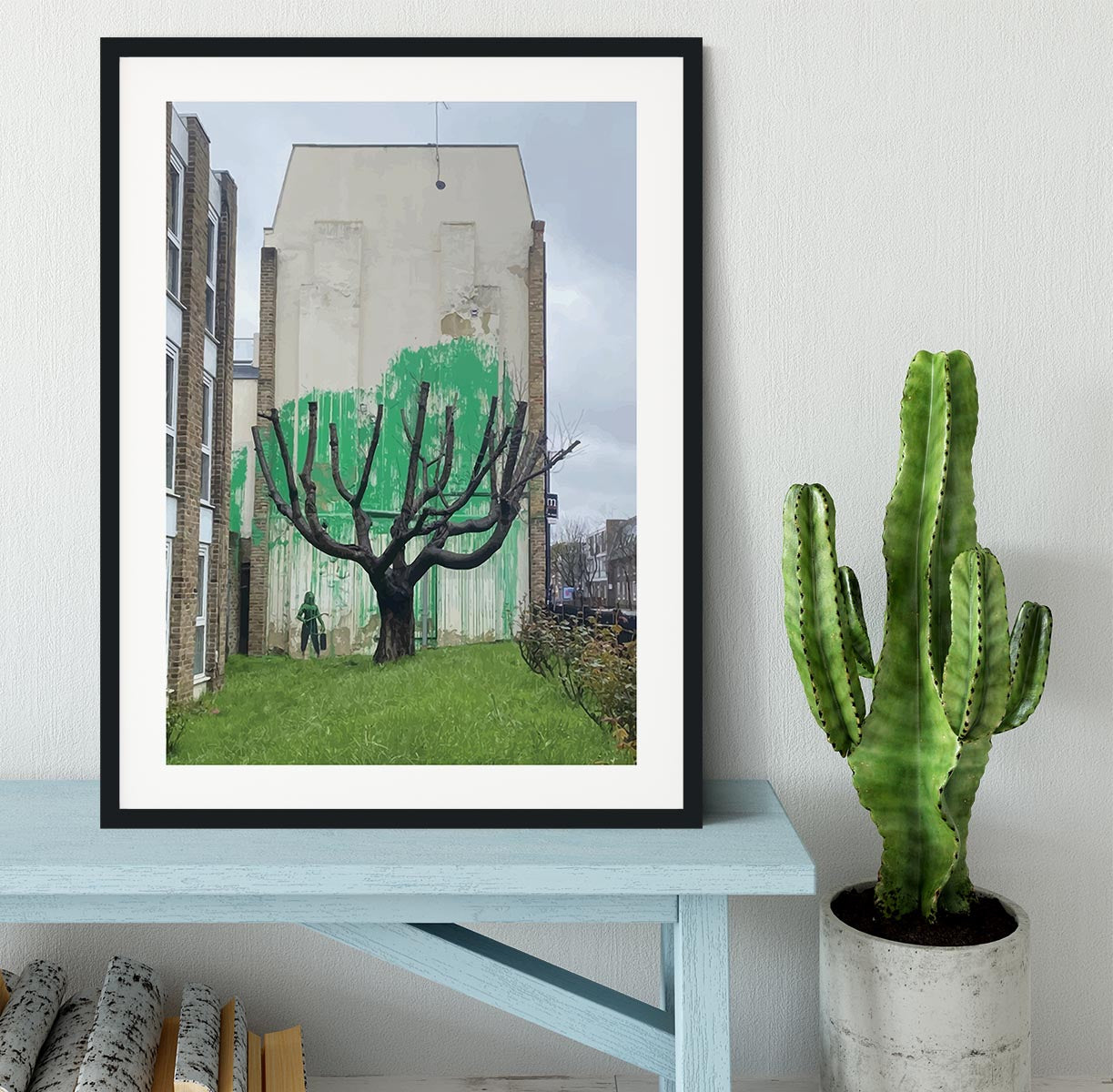 Banksy Tree Finsbury Park Framed Print - Canvas Art Rocks - 1